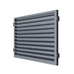 Aluminium fence panel 2000x1200mm slat anthracite_1