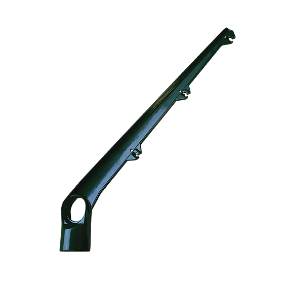 Barbed wire arm AlPVC D48mm green_1