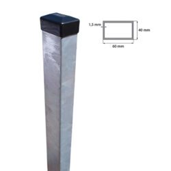 Fence post 60x40mm Zn 2000mm_1