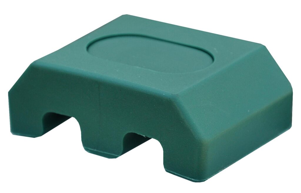 Clamp for post 40x60mm PVC green_1