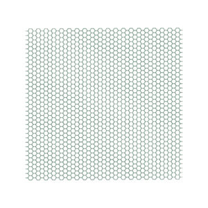 Hexagonal wire mesh ZnPVC RAL 6005 1000mm_1