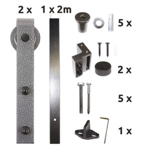 sliding barn door hardware - "Klasiko - SB"_2