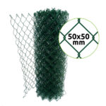 Chain-link fence ZnPVC 53x53mm 2mx25m green_1