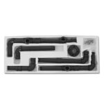 Wall shelf - TETRIS redbrown - 014_2