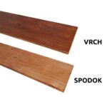 Wall shelf SNAKE redbrown - 014_3