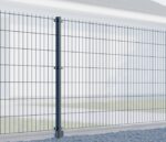 Fence post 60x40mm ZnPVC 2200mm 1.5mm anthracite_2