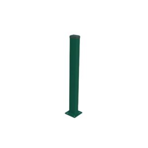 Post 60x40mm with base ZnPVC 1400mm 1.5mm green_1