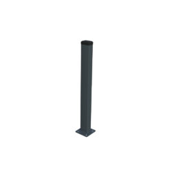 Post 60x40mm with base ZnPVC 1400mm 1.5mm anthracite_1