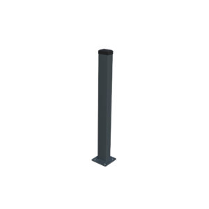 Post 60x40mm with base ZnPVC 1400mm 1.5mm anthracite_1