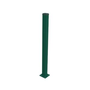 Post 60x40mm with base ZnPVC 1800mm green_1