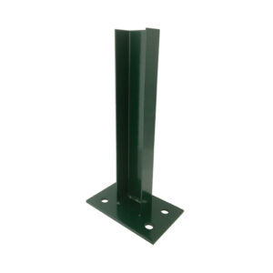 Post base ZnPVC 40x60mm green_1
