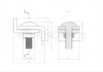 Joining clip for weldmesh panel Zn_2