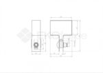 End clamp ZnPVC 60x40mm green_2