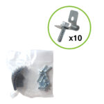 Weldmesh clip Zn 10pcs_1