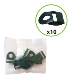 Wire tensioner auxiliary part ZnPVC green 10pcs_1
