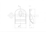 Wire tensioner auxiliary part ZnPVC green 10pcs_2