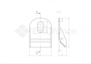 Wire tensioner auxiliary part ZnPVC green 10pcs_2