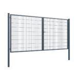 Double Wing  gate Square ZnPVC 4000x1800mm