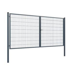 Double Wing  gate Square ZnPVC 4000x1800mm