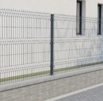 Post 60x40mm with base ZnPVC 2200mm anthracite_3