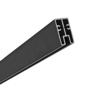 Aluminum partition strip top