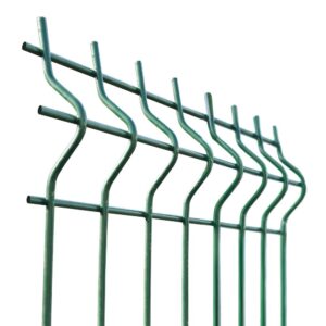 Welded fence panel 3D ZnPVC 2500x830x4mm green_1