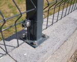 Post 60x40mm with base ZnPVC 2000mm anthracite_4