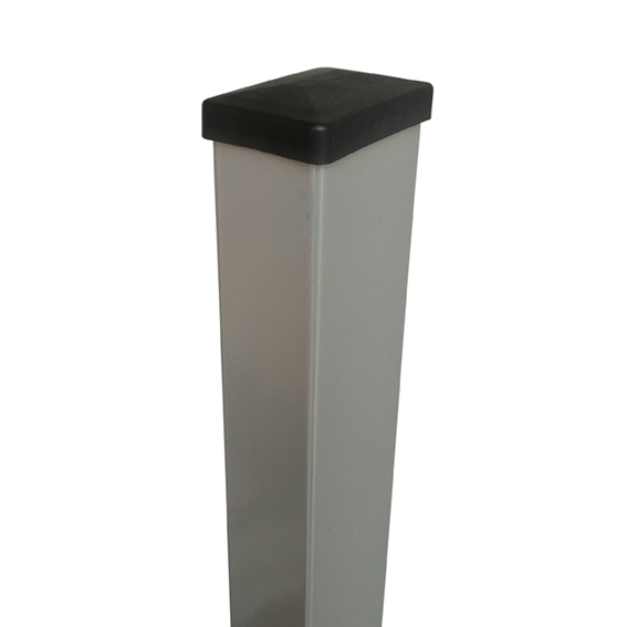 Fence post 60x40mm ZnPVC 2000mm gray_1