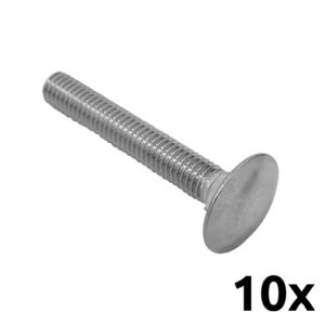 Cup head square neck bolt M8x40 DIN603F A2 10pcs/p_1