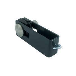 Universal fence bracket ZnPVC anthracite_1