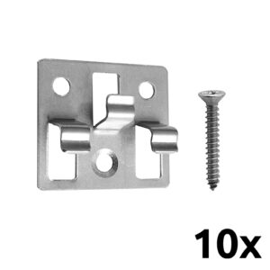 Stainless steel clip WPC double-sided board 10pcs_1