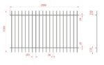 Fence panel Industry Guard 2500x1500mm anthracite_4