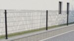 Welded fence panel ZnPVC 2500x1230x4mm black matte_3