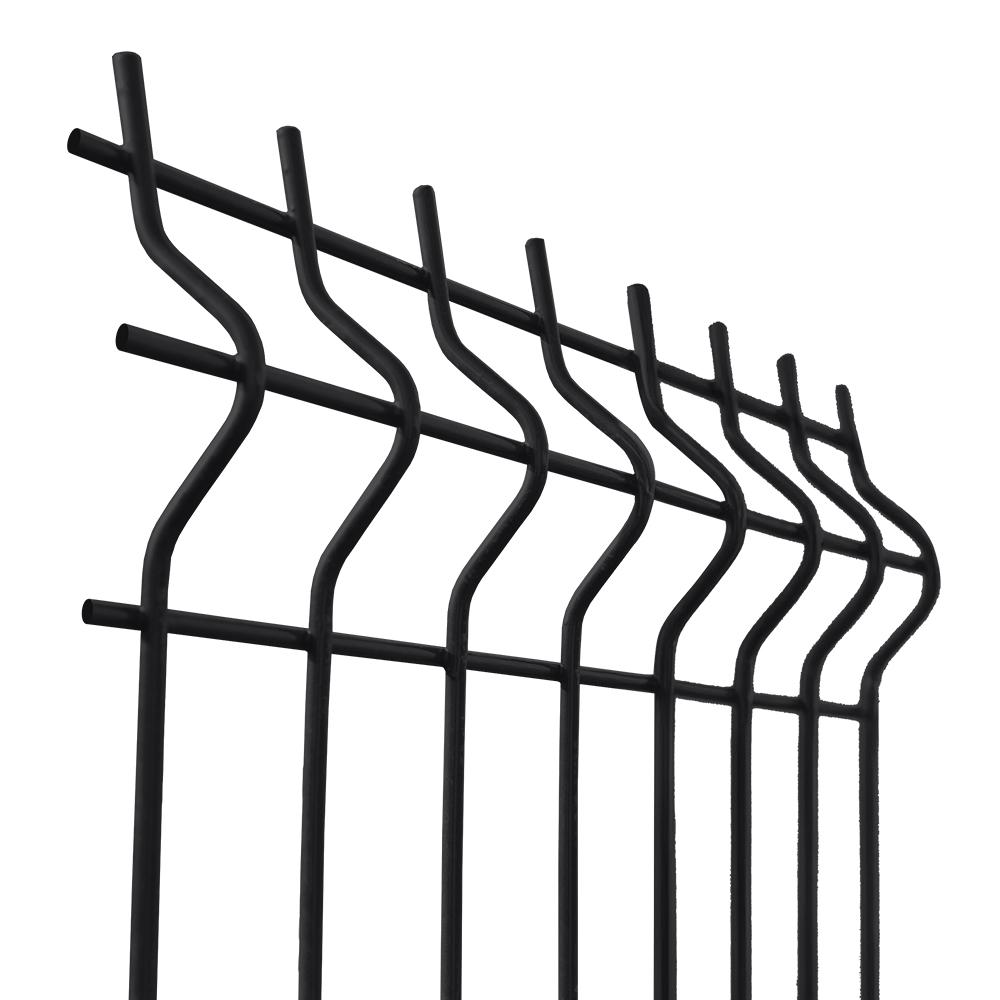 Welded panel fence ZnPVC 2500x1730x4mm black_1