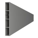Aluminium profile 150x19