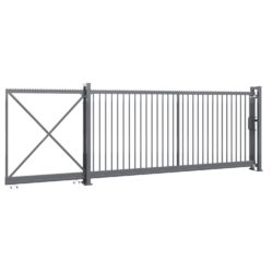 Sliding Gate INDUSTRY ZnPVC 4000x1500mm anthracite_1