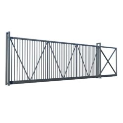 Sliding Gate INDUSTRY ZnPVC 6000x2000mm anthracite