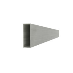 Galvanized rectangular profile 60x20x1