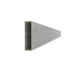 Galvanized rectangular profile 80x20x1