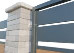 Frame for single-wing gate 1000x1800mm aluminum_4