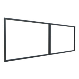 Frame for double-wing gate 4000x1500mm aluminum_1