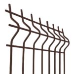 Welded fence panel ZnPVC 2500x1730x4mm brown_1