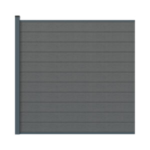 WPC fence set with post 1850mm BIANKA gray_1