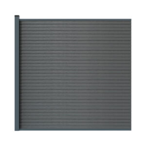 WPC fence set with post 1850mm AURORA gray_1