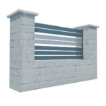 Modular Aluminium Fencing 925mm TIA 100-A2S_3