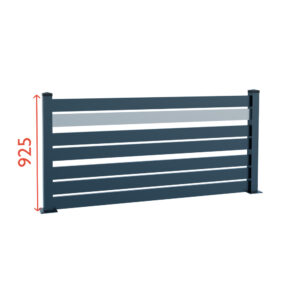 Modular Aluminium Fencing 925mm TIA 100-A1S_2