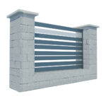 Modular Aluminium Fencing 1200mm TIA 100-A1S_3