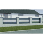 Modular Aluminium Fencing 1200mm TIA 100-A2S_4