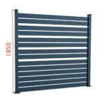 Modular Aluminium Fencing 1850mm TIA 100-A_2