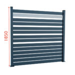 Modular Aluminium Fencing 1850mm TIA 100-A1S_2